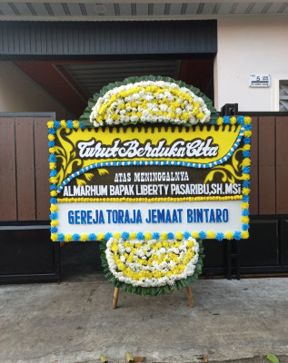 Papan Bunga Duka di Pindrikan Lor