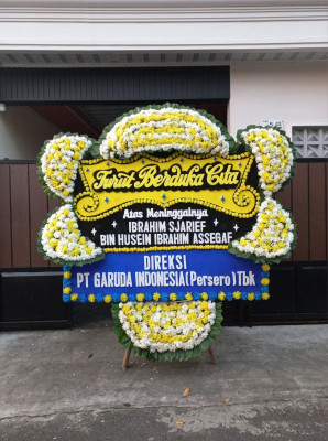 Papan Bunga Duka di Pindrikan Lor