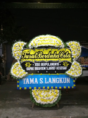 Papan Bunga Duka di Pindrikan Lor